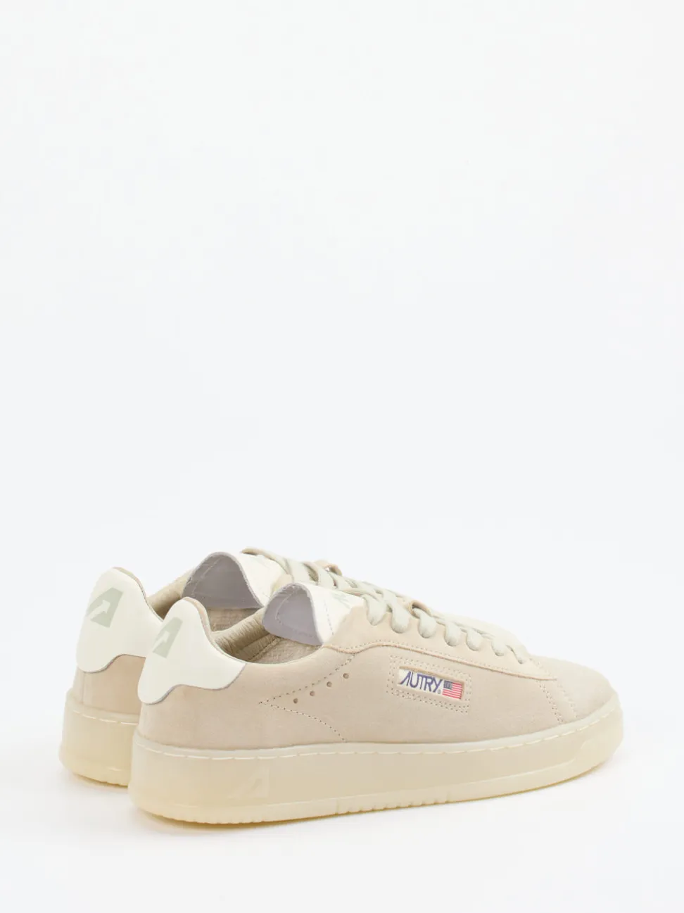 Autry – Sneaker aus Veloursleder Beige