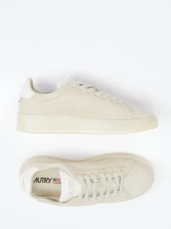 Autry – Sneaker aus Veloursleder Beige