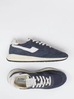 Autry – Sneaker aus Veloursleder und Nylon Dunkelblau