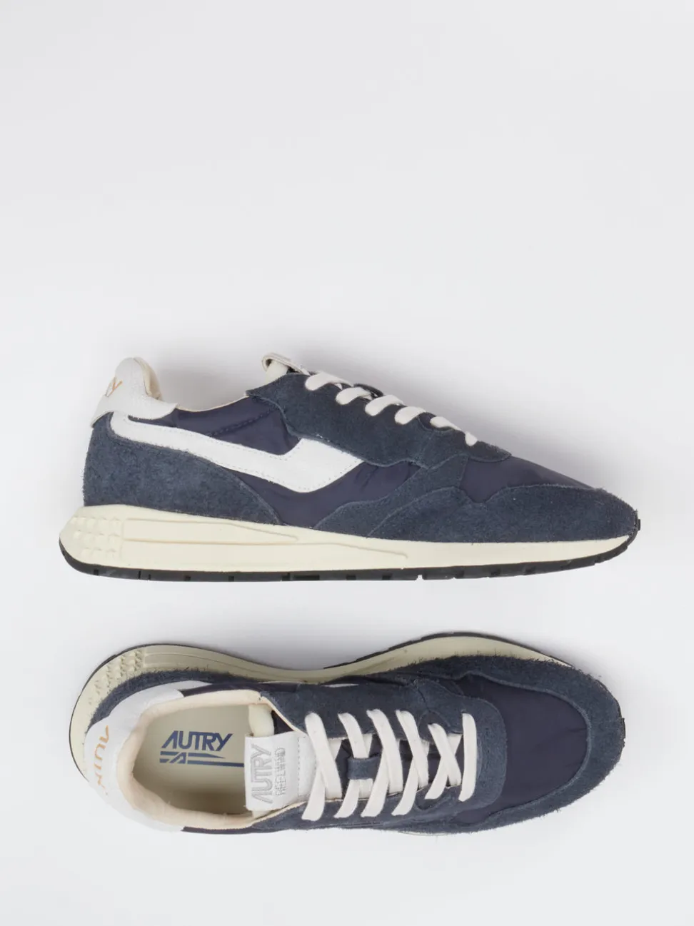 Autry – Sneaker aus Veloursleder und Nylon Dunkelblau