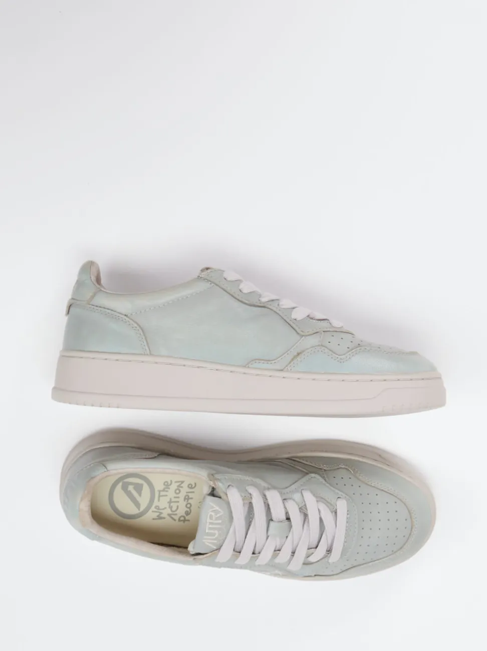 Autry – Sneaker aus Ziegenleder in Mint