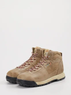 Autry – Wanderstiefel aus Veloursleder sandbeige