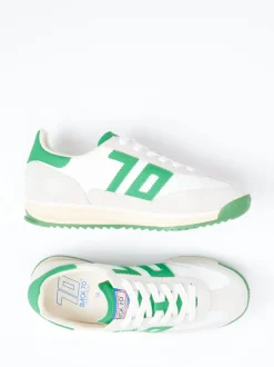 Back 70 – Retro-Runner aus Veloursleder und Textil