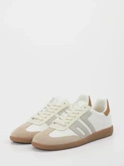 Back 70 – Retro-Sneaker aus Kalbleder Offwhite