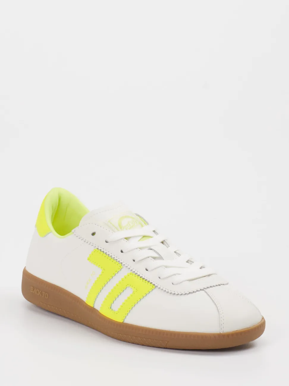 Back 70 – Retro-Sneaker aus Kalbleder Weiß