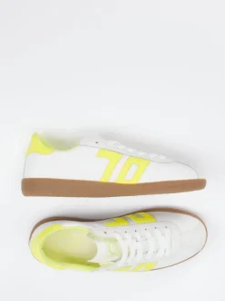 Back 70 – Retro-Sneaker aus Kalbleder Weiß