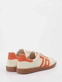 Back 70 – Retro-Sneaker aus Kalbleder cremeweiß
