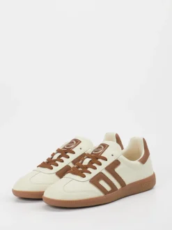 Back 70 – Retro-Sneaker aus Kalbleder in Beige