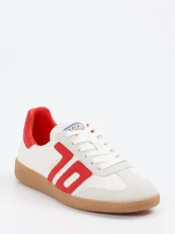 Back 70 – Retro-Sneaker aus Leder in Offwhite