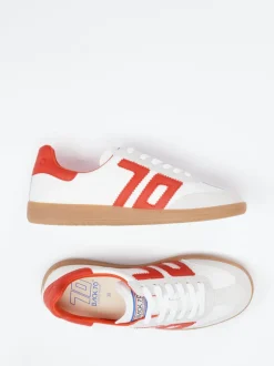 Back 70 – Retro-Sneaker aus Leder in Offwhite