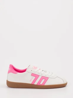 Back 70 – Retro-Sneaker aus Leder in Weiß und Pink