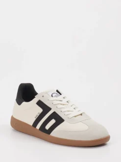 Back 70 – Retro-Sneaker aus Lammleder cremeweiß