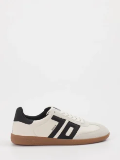 Back 70 – Retro-Sneaker aus Lammleder cremeweiß