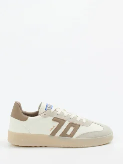 Back 70 – Retro-Sneaker aus Leder in Cremeweiß