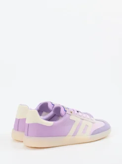 Back 70 – Retro-Sneaker aus Nylon und Veloursleder Flieder