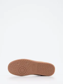 Back 70 – Retro-Sneaker aus Textil und Veloursleder beige
