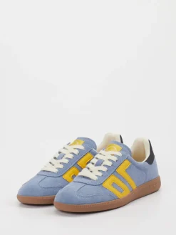 Back 70 – Retro-Sneaker aus Veloursleder jeansblau