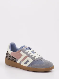 Back 70 – Retro-Sneaker aus Veloursleder mehrfarbig
