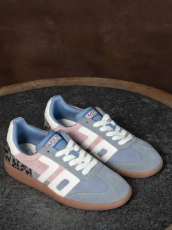 Back 70 – Retro-Sneaker aus Veloursleder mehrfarbig