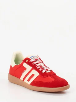 Back 70 – Retro-Sneaker aus Veloursleder rot