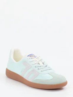 Back 70 – Retro-Sneaker aus Veloursleder Pastellmint