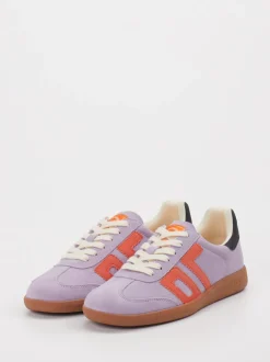 Back 70 – Retro-Sneaker aus Veloursleder Flieder