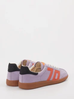 Back 70 – Retro-Sneaker aus Veloursleder Flieder