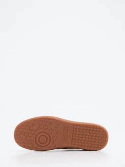 Back 70 – Retro-Sneaker aus Velour/Leder cremeweiß