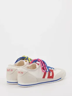 Back 70 – Retro-Sneaker aus Velourleder Offwhite