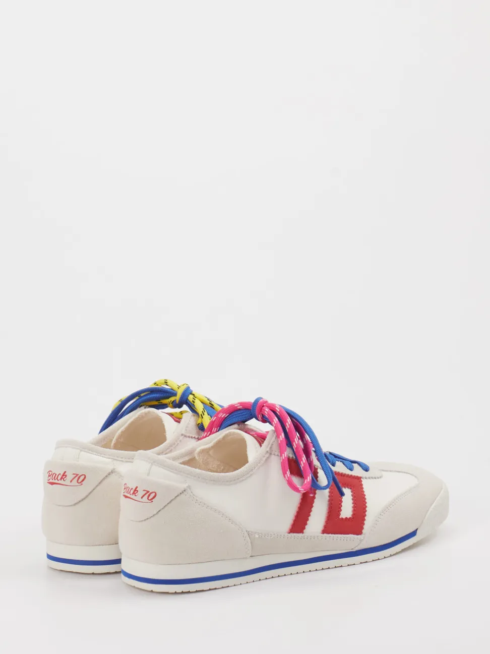 Back 70 – Retro-Sneaker aus Velourleder Offwhite
