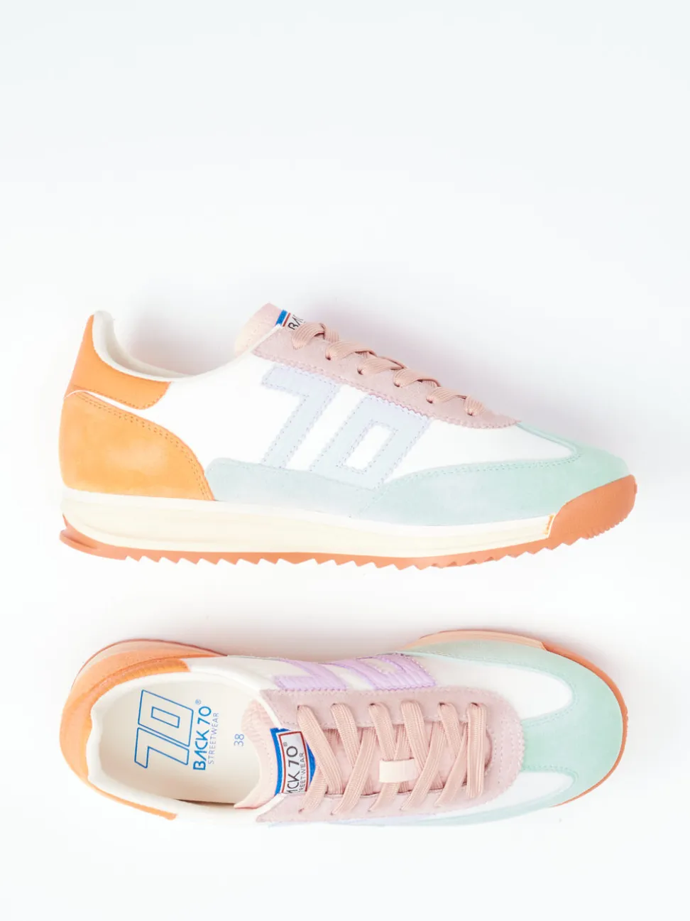 Back 70 – Retro-Sneaker aus Veloursleder und Nylon
