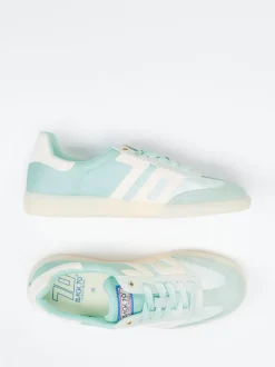 Back 70 – Retro-Sneaker aus Veloursleder und Nylon Mintgrün