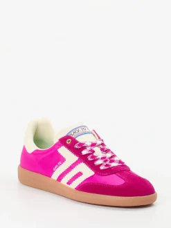 Back 70 – Retro-Sneaker aus Veloursleder und Textil pink
