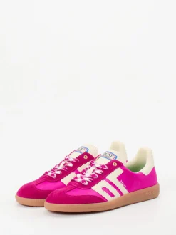Back 70 – Retro-Sneaker aus Veloursleder und Textil pink