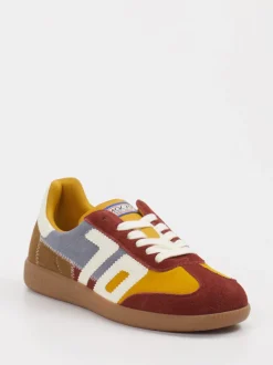 Back 70 – Retro-Sneaker aus Veloursleder Multi