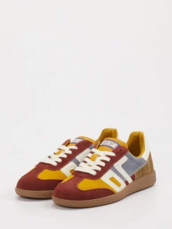 Back 70 – Retro-Sneaker aus Veloursleder Multi
