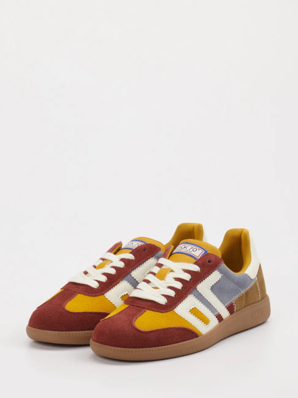 Back 70 – Retro-Sneaker aus Veloursleder Multi