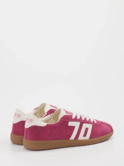 Back 70 – Retro-Sneaker aus Veloursleder Himbeerrosa