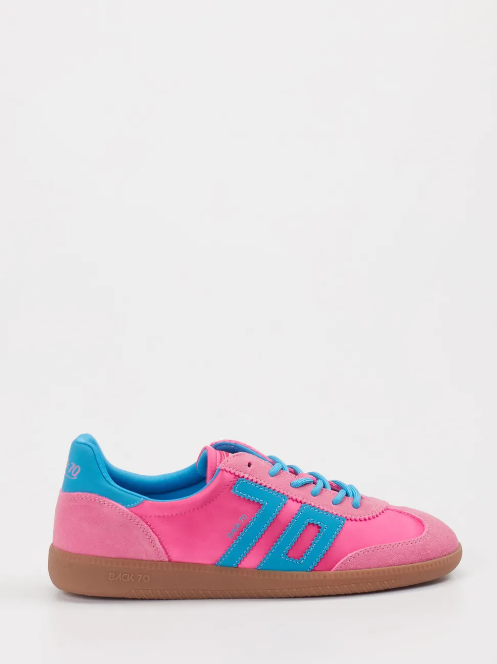 Back 70 – Retro-Sneaker aus Veloursleder/Textil Pink