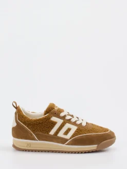 Back 70 – Retro-Sneaker aus Veloursleder und Teddystoff