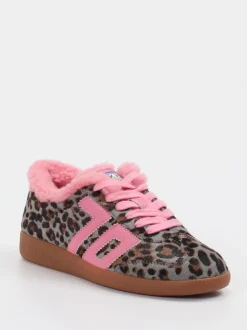 Back 70 – Sneaker aus Fell in Rosa-Leolook