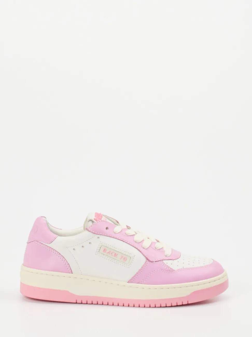 Back 70 – Sneaker aus Glattleder in Off-White