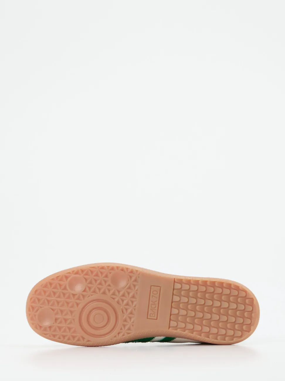 Back 70 – Sneaker aus Kalbleder in Offwhite-Grün
