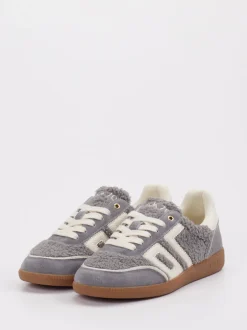 Back 70 – Sneaker aus Velours/Textil grau
