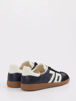 Back 70 – Sneaker aus Velours- und Glattleder dunkelblau