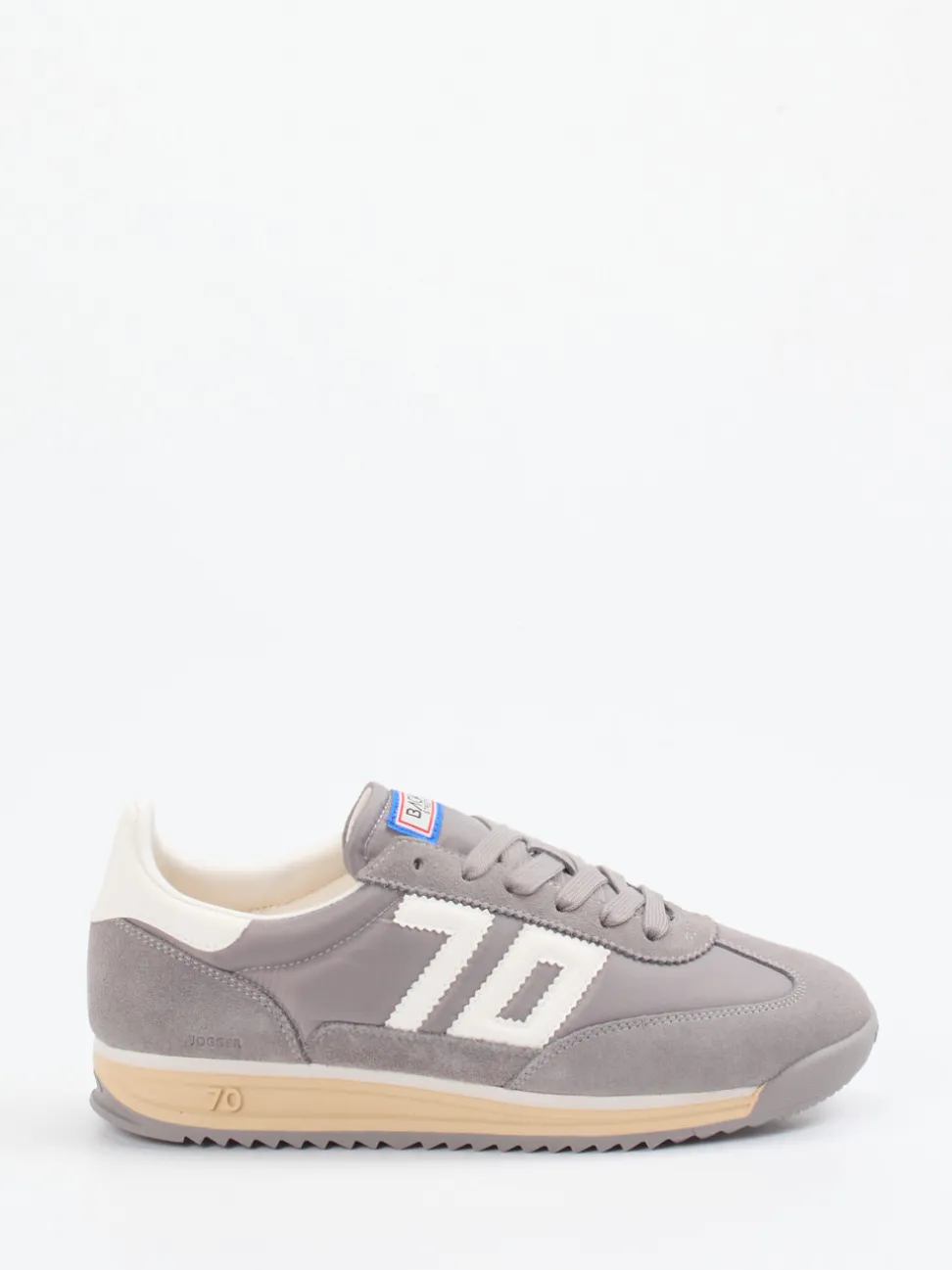 Back 70 – Sneaker aus Veloursleder und Nylon grau