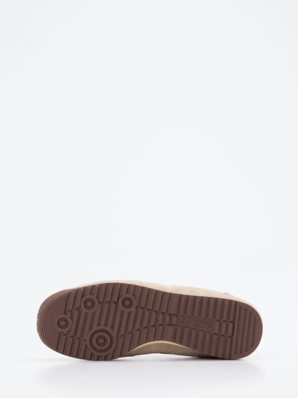 Back 70 – Sneaker aus Veloursleder beige-braun