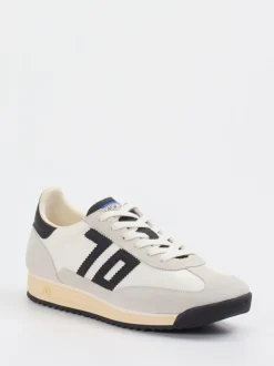 Back 70 – Sneaker aus Veloursleder und Textil Offwhite