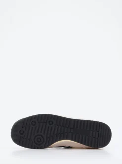 Back 70 – Sneaker aus Veloursleder und Textil Offwhite