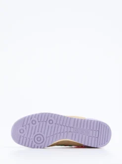 Back 70 – Sneaker aus Veloursleder und Nylon Korallrosa